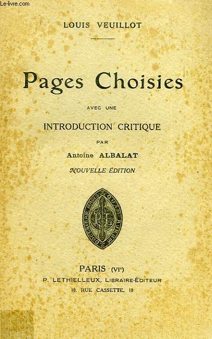 PAGES CHOISIES