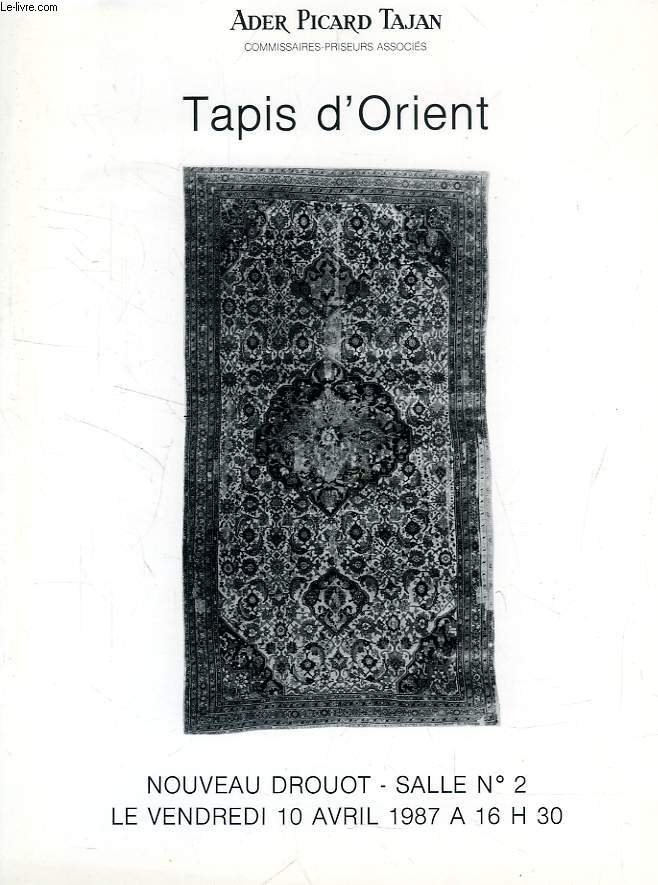 TAPIS D'ORIENT (CATALOGUES)