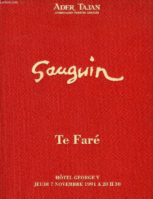 PAUL GAUGUIN, 'TE FARE' (LA MAISON) (CATALOGUE)
