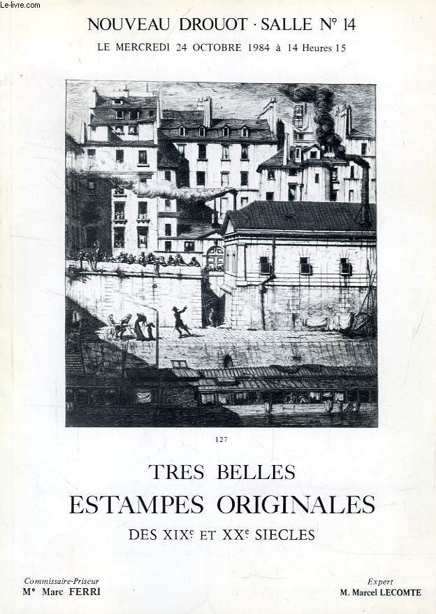 TRES BELLES ESTAMPES ORIGINALES DES XIXe ET XXe SIECLES (CATALOGUE)