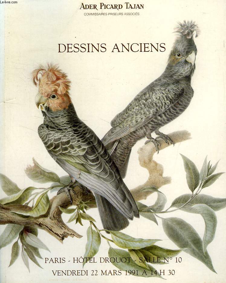 DESSINS ANCIENS (CATALOGUE)