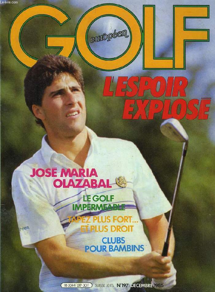 GOLF EUROPEEN, N 197, DEC. 1986