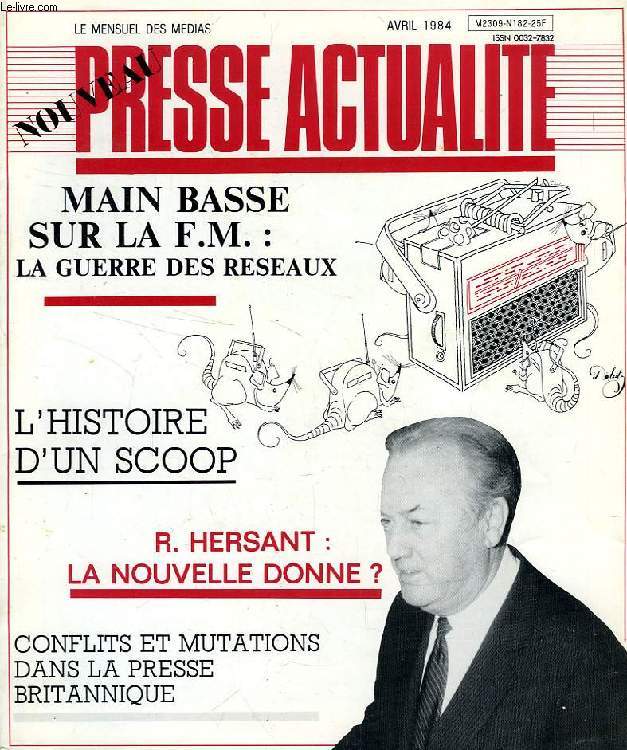 PRESSE ACTUALITE, N 182, AVRIL 1984