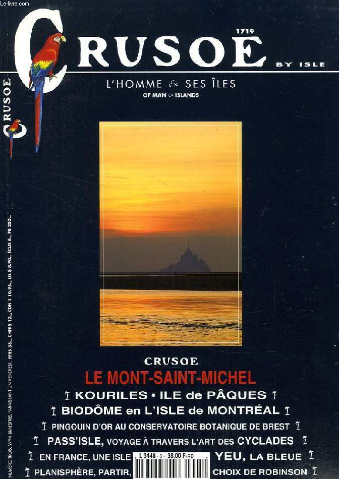 CRUSOE, L'HOMME ET SES ILES, N 3, MAI 1994