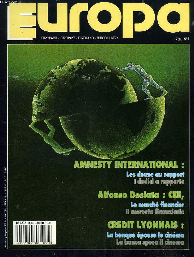EUROPA, ANNEE VIII, N 1, 1988