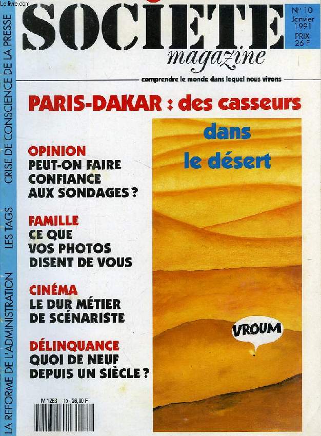 SOCIETE MAGAZINE, N 10, JAN. 1991