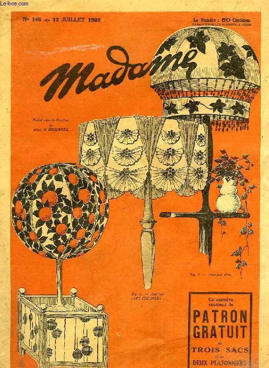 MADAME, N 145, JUILLET 1923
