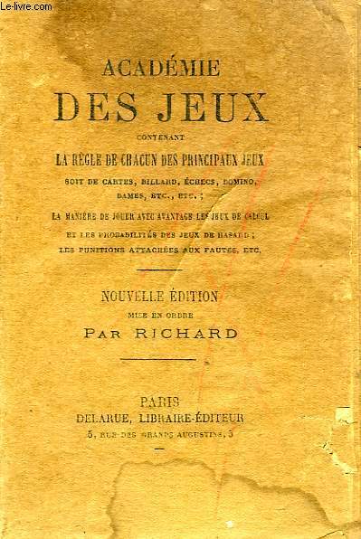 ACADEMIE DES JEUX