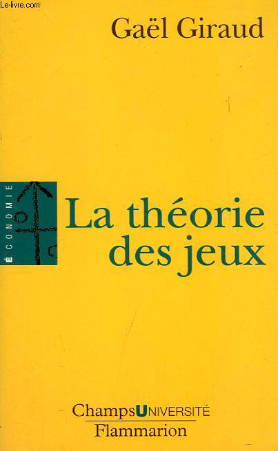 LA THEORIE DES JEUX