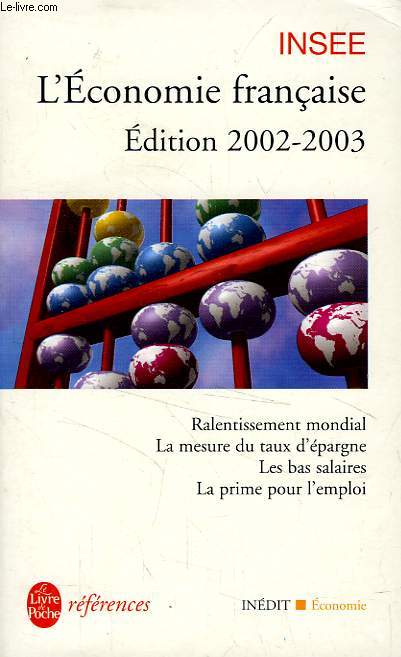 L'ECONOMIE FRANCAISE, EDITION 2002-2003 (INSEE)