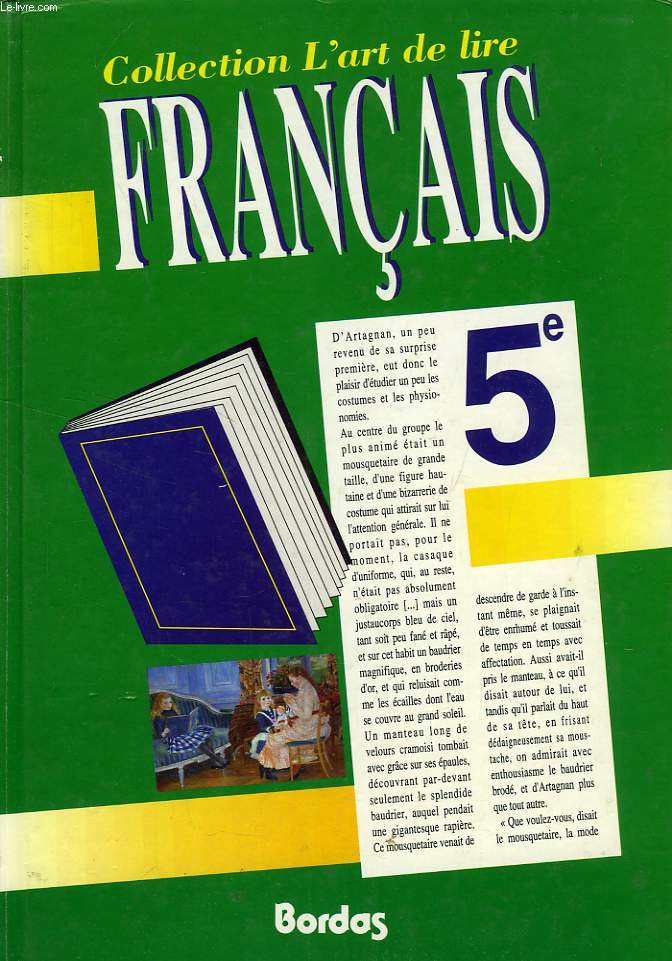 L'ART DE LIRE, FRANCAIS 5e