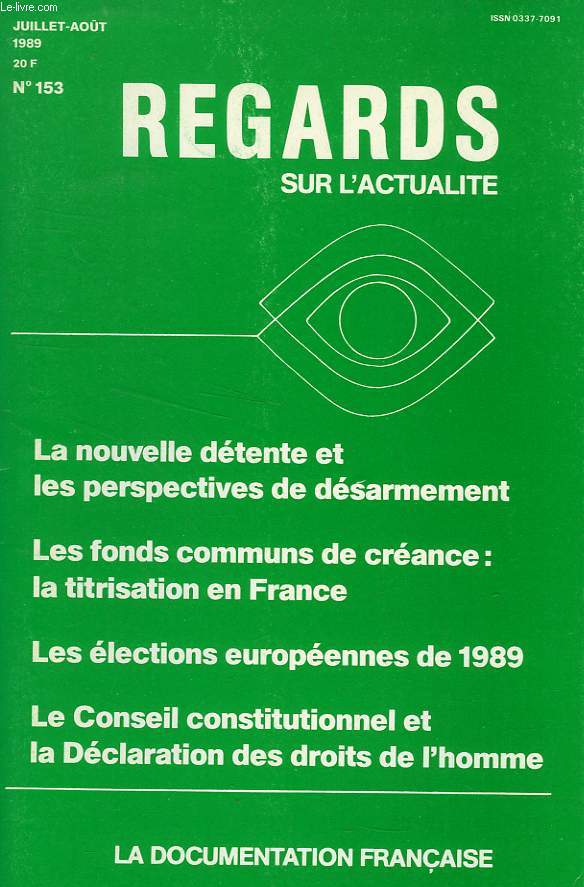 REGARDS SUR L'ACTUALITE, N 129, MARS 1987