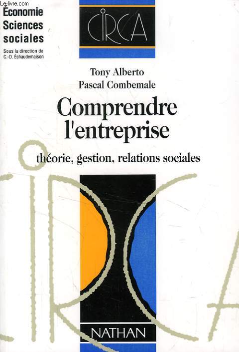 COMPRENDRE L'ENTREPRISE, THEORIE, GESTION, RELATIONS SOCIALES