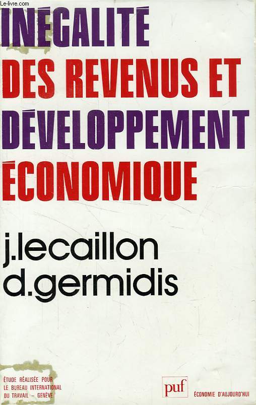 INEGALITE DES REVENUS ET DEVELOPPEMENT ECONOMIQUE, CAMEROUN, COTE-D'IVOIRE, MADAGASCAR, SENEGAL