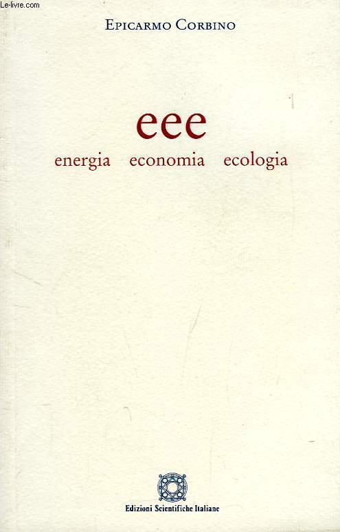 EEE, ENERGIA, ECONOMIA, ECOLOGIA