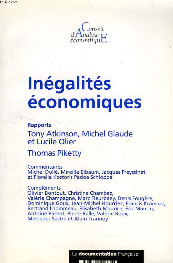 INEGALITES ECONOMIQUES