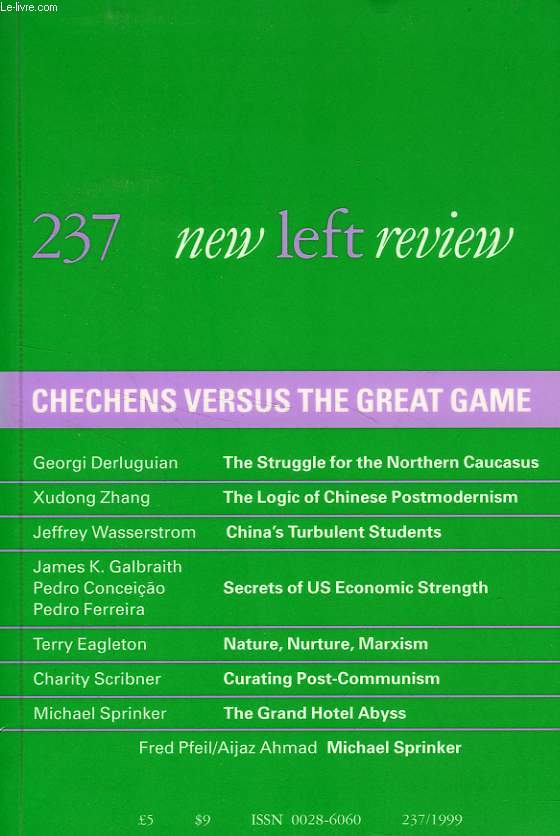 NEW LEFT REVIEW, N 237, 1999, CHECHENS VERSUS THE GRAT GAME