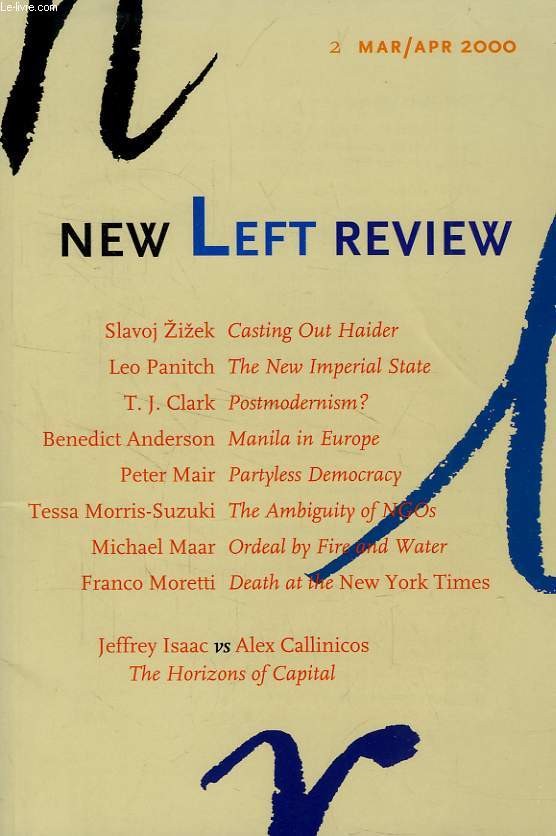 NEW LEFT REVIEW, N 2, MAR.-APR. 2000