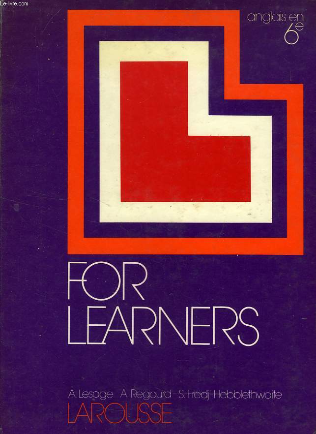 L FOR LEARNERS, ANGLAIS EN 6e