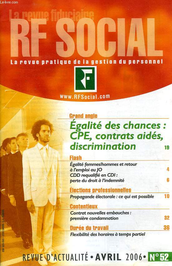 RF SOCIAL (LA REVUE FIDUCIAIRE), 52 NUMEROS, 2006-2011 (INCOMPLET)