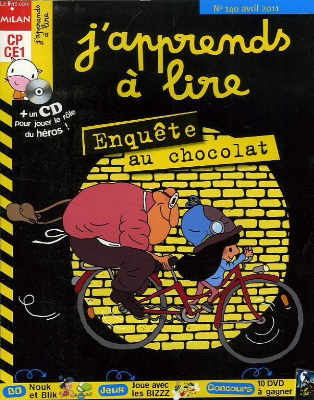 J'APPRENDS A LIRE, N 140, AVRIL 2011, ENQUETE AU CHOCOLAT