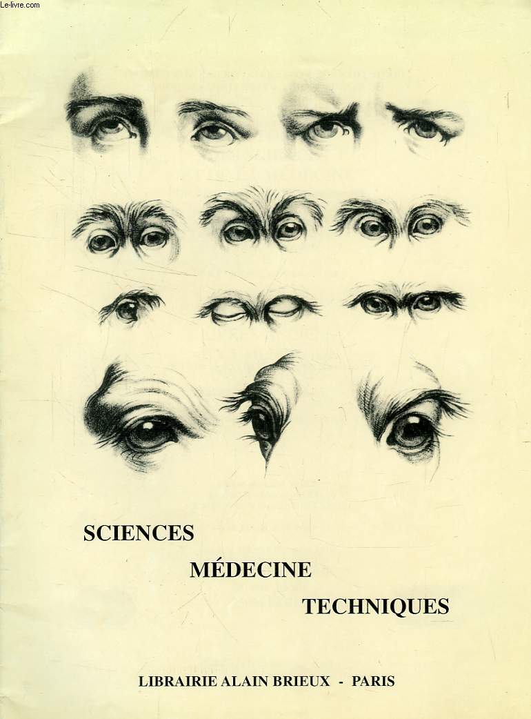 SCIENCES, MEDECINE, TECHNIQUES (CATALOGUE)