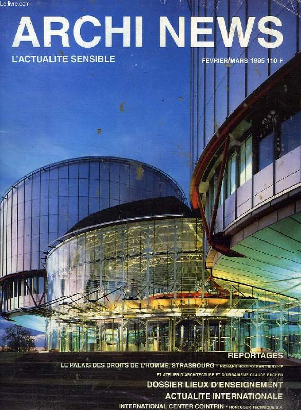 ARCHI NEWS, L'ACTUALITE SENSIBLE, FEV.-MARS 1995, LIEUX D'ENSEIGNEMENT