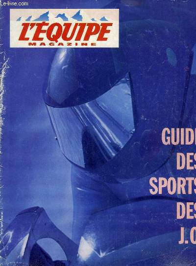 L'EQUIPE MAGAZINE, GUIDE DES SPORTS DES J.O.