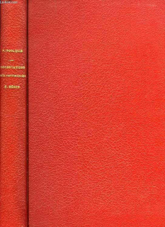 DISSERTATIONS PHILOSOPHIQUES, 3e SERIE, 1946-1947