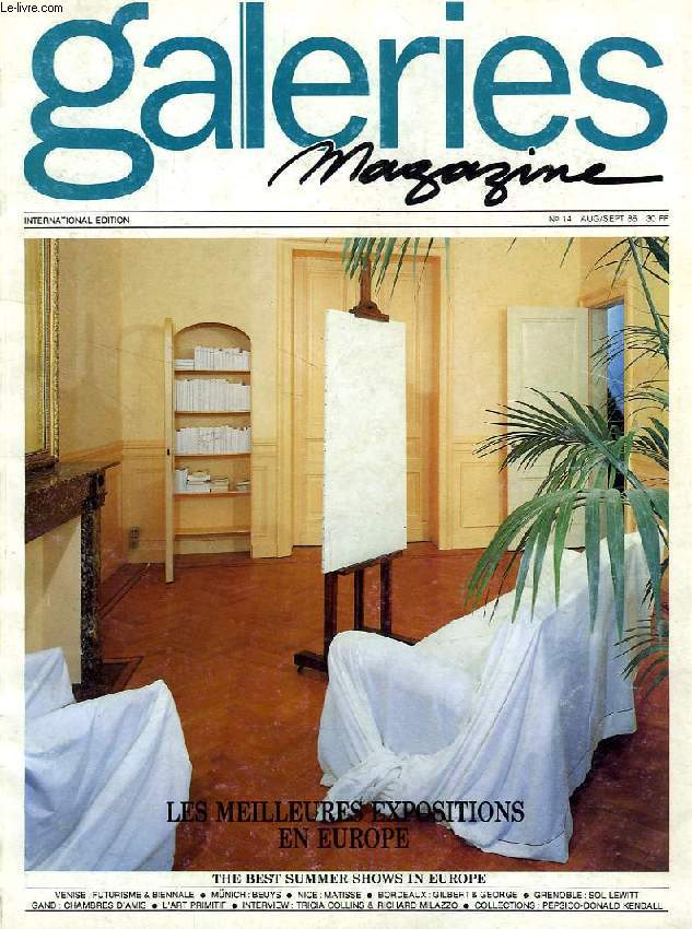 GALERIES MAGAZINE, N 14, AUG.-SEP. 1986