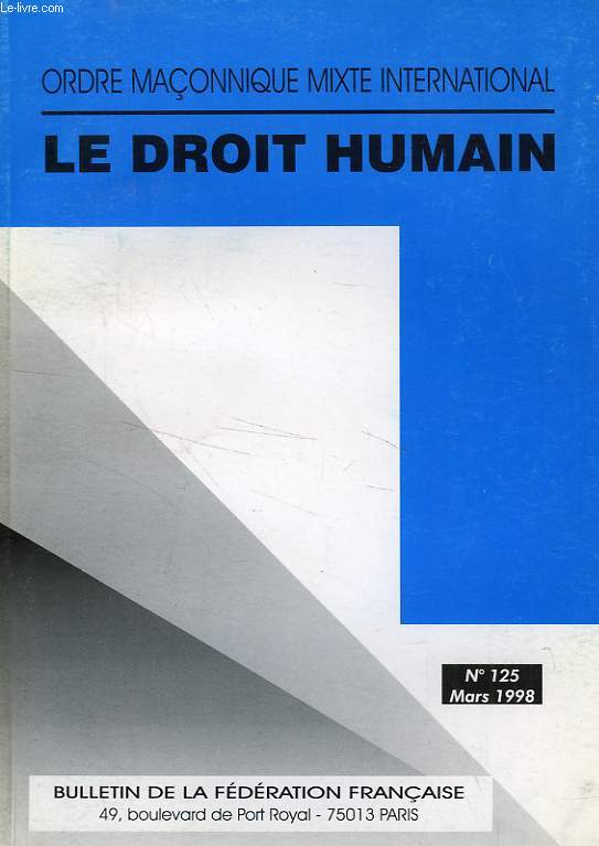 LE DROIT HUMAIN, N 125, MARS 1998