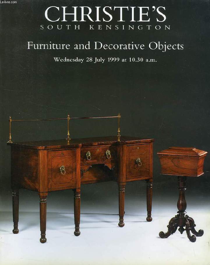 CHRISTIE'S, FURNITURE AND DECORATIVE OBJECTS (CATALOGUE)