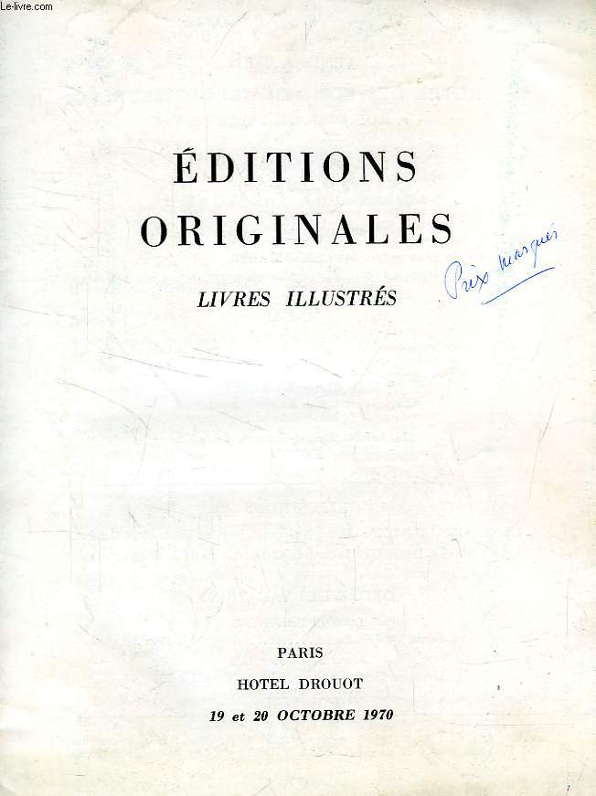 EDITIONS ORIGINALES, LIVRES ILLUSTRES (CATALOGUE)