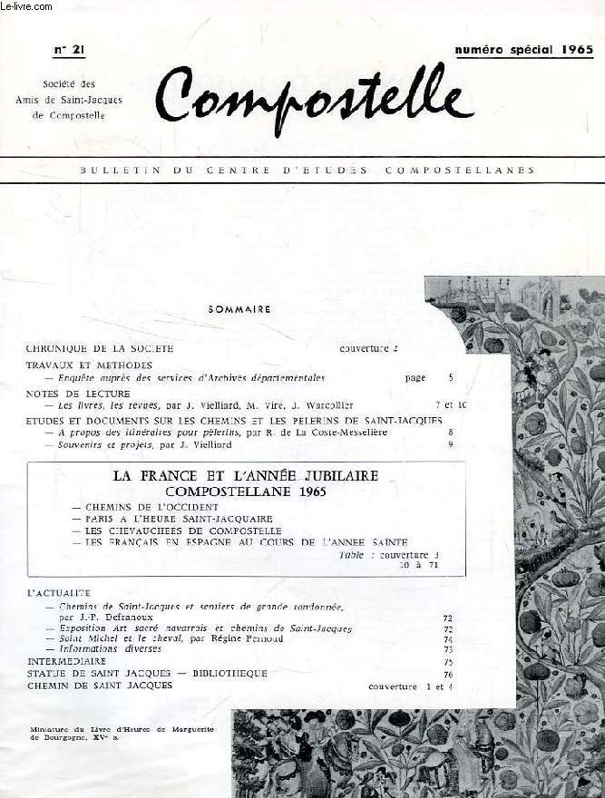 COMPOSTELLE, N SPECIAL, N 21, 1965