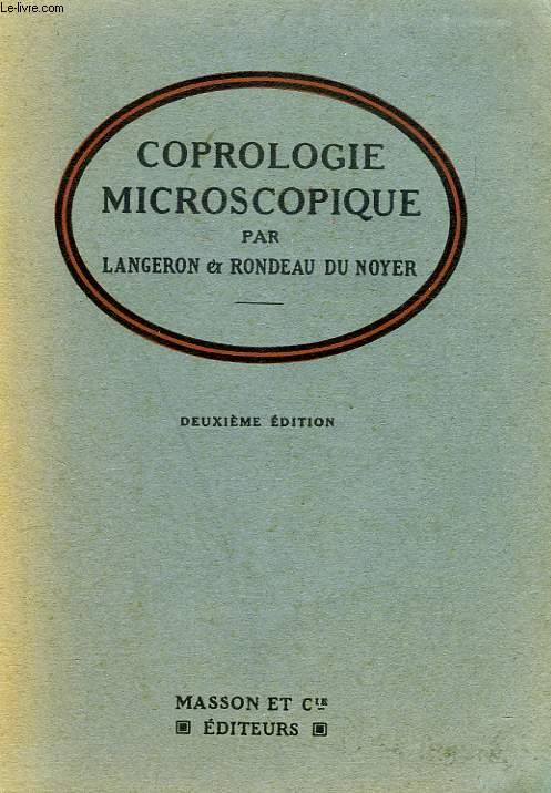 COPROLOGIE MICROSCOPIQUE