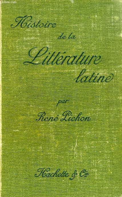 HISTOIRE DE LA LITTERATURE LATINE