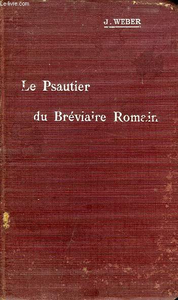 LE PSAUTIER DU BREVIAIRE ROMAIN