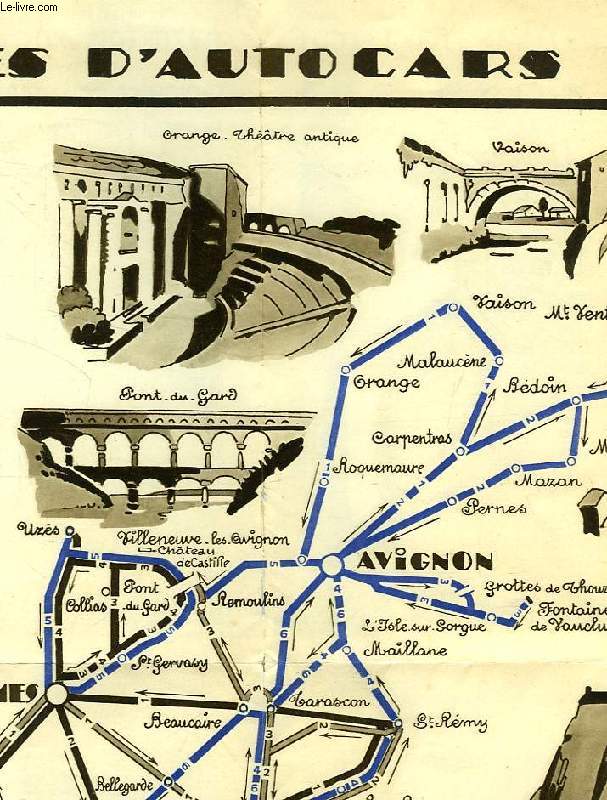 PROVENCE, SERVICES AUTOMOBILES PLM AU DEPART D'AVIGNON, DE NIMES, D'ARLES