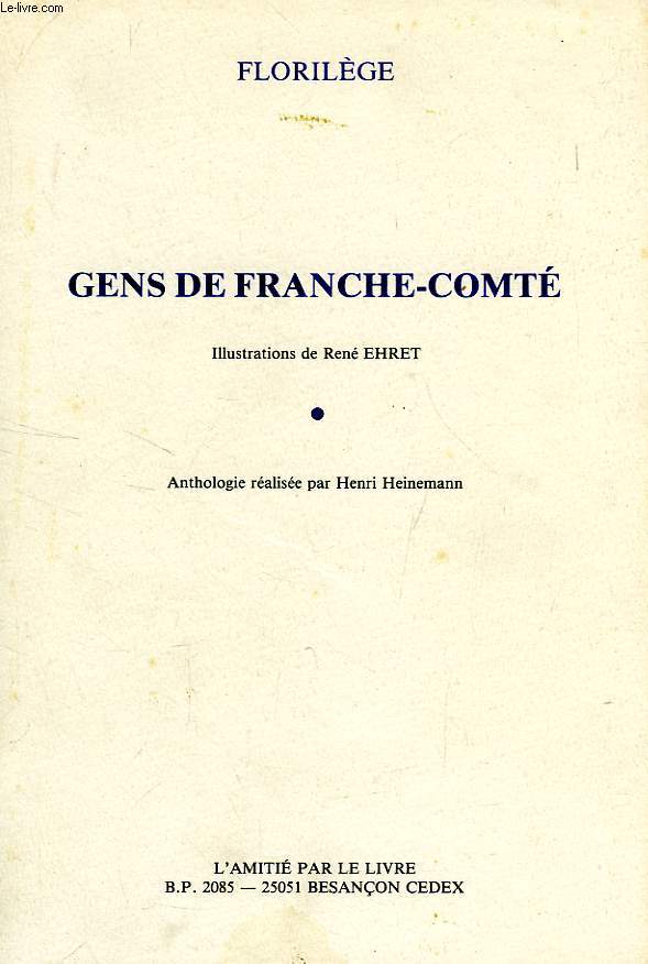 GENS DE FRANCHE-COMTE, FLORILEGE