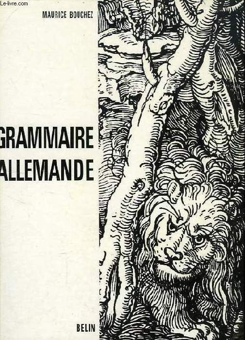 GRAMMAIRE ALLEMANDE