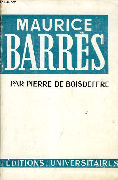 MAURICE BARRES