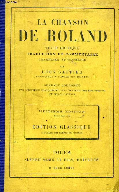 LA CHANSON DE ROLAND