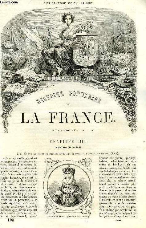HISTOIRE POPULAIRE DE LA FRANCE, TOMES III & IV