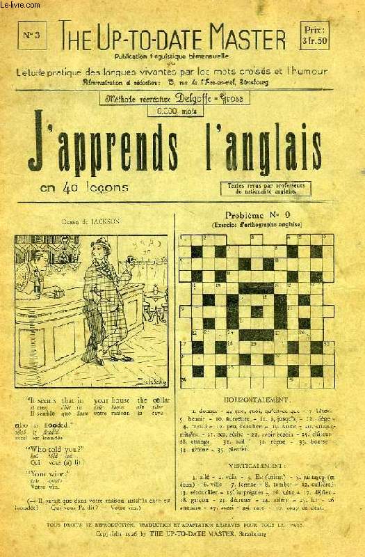 J'APPRENDS L'ANGLAIS EN 40 LECONS, METHODE RECREATIVE DELGOFFE-GROSS, 19 NUMEROS, 1926-1929