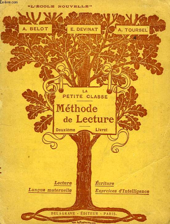 LA PETITE CLASSE, METHODE DE LECTURE, 2e LIVRET