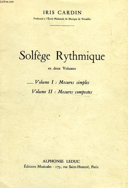 SOLFEGE RYTHMIQUE