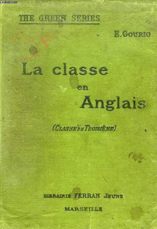 LA CLASSE EN ANGLAIS, CLASSE DE 3e