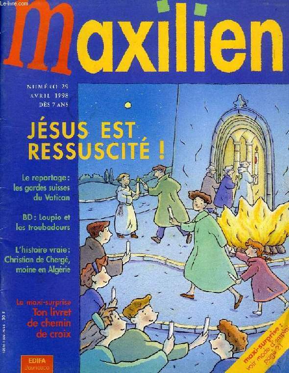 MAXILIEN, N 29, AVRIL 1998
