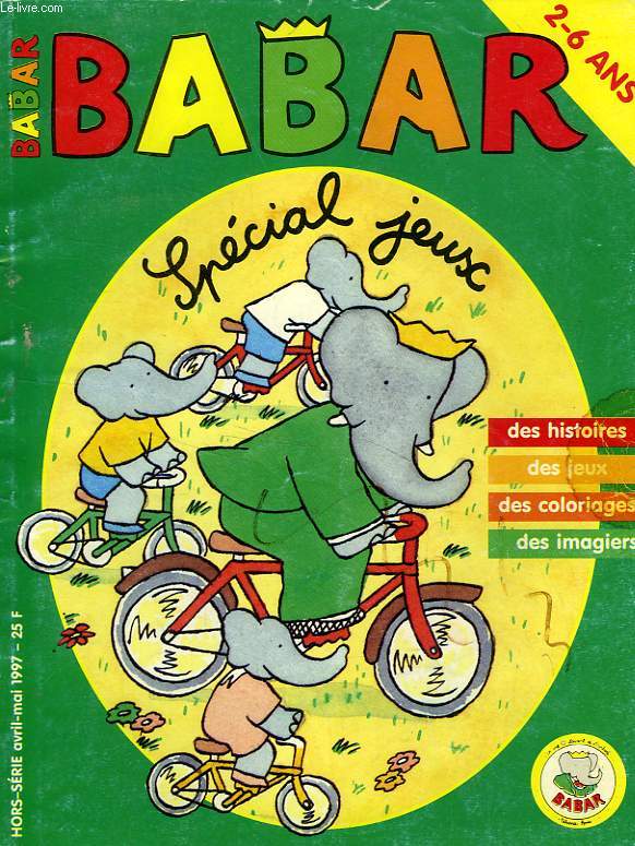 BABAR, SPECIAL JEUX, H.S., AVRIL-MAI 1997