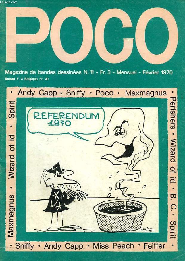 POCO, MAGAZINE DE BANDES DESSINEES, N 11, FEV. 1970